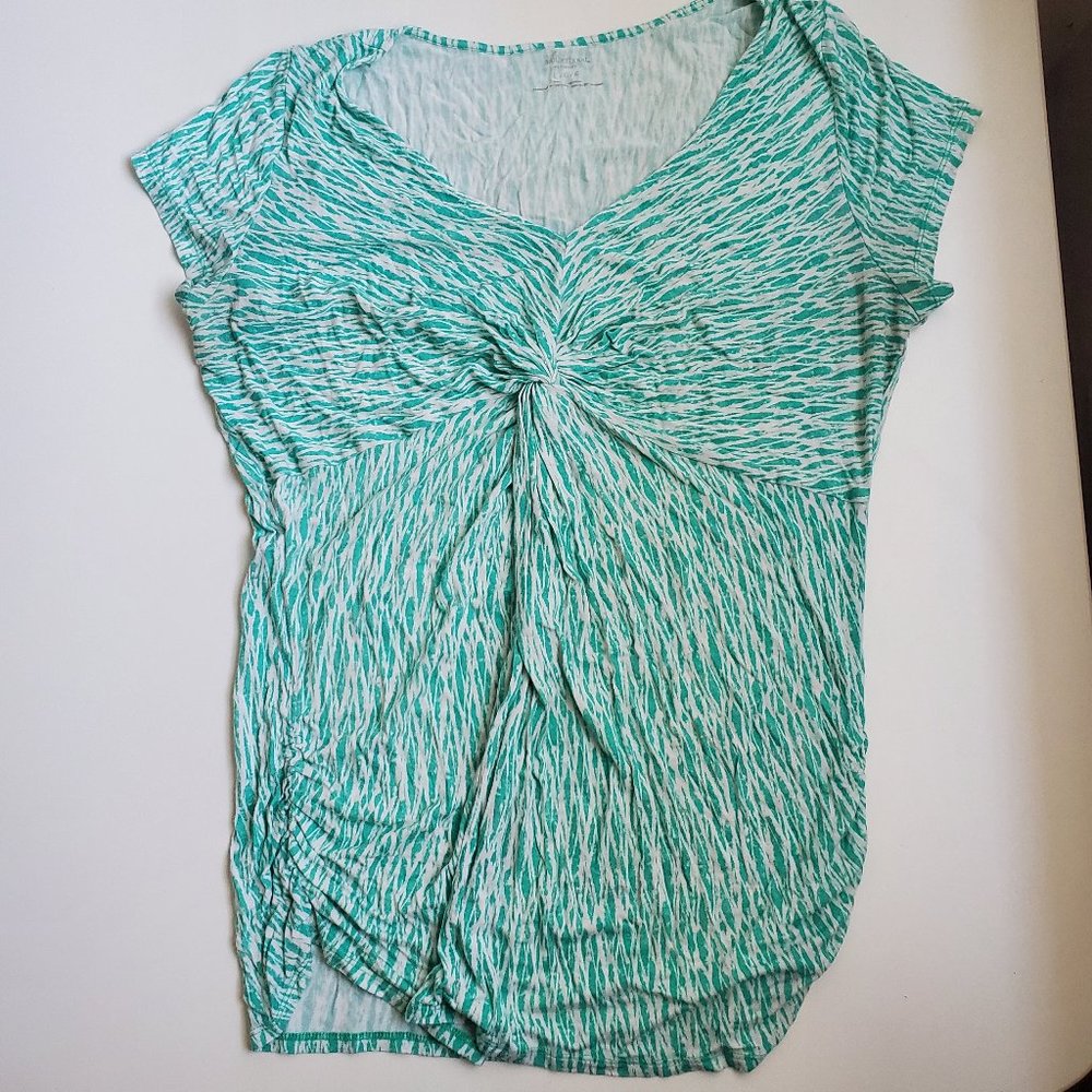 🔺 Teal Maternity Knot Top